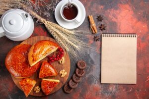 Creamy Red Pepper Pasta with Blistered Tomatoes